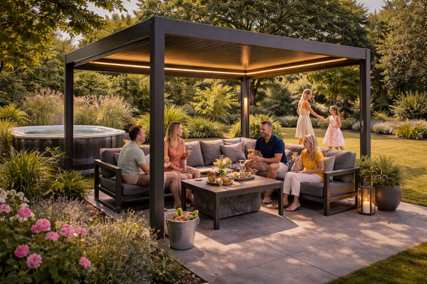 Garden gazebo concept