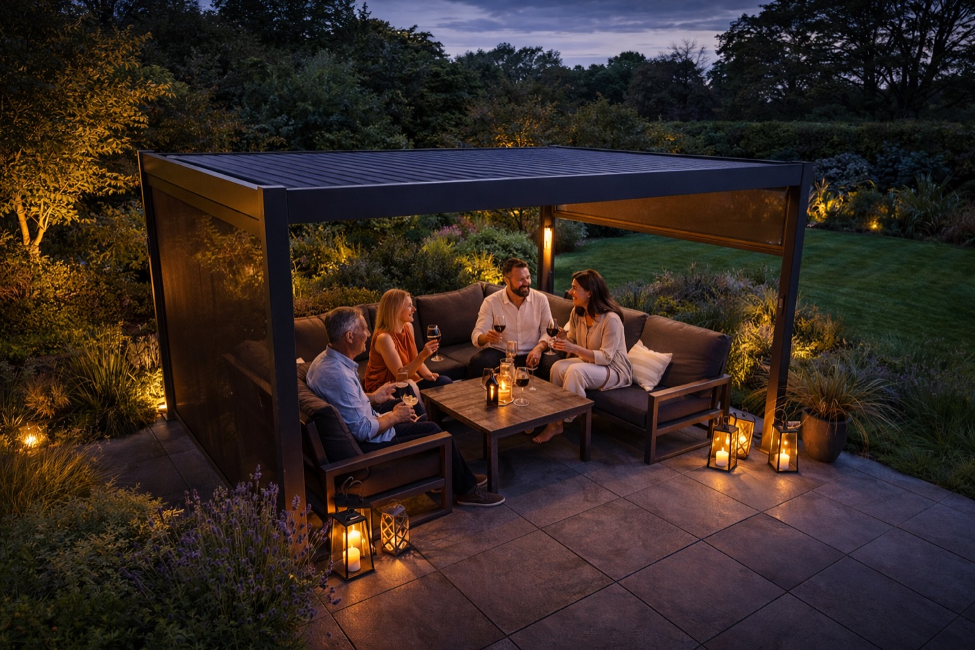 Garden gazebo concept
